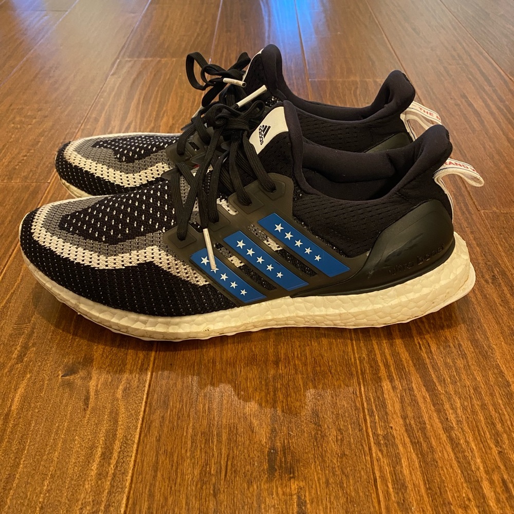 Men’s Adidas Ultraboost Stars and Stripes Shoes